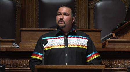 Video thumbnail: PBS Wisconsin Public Affairs 2019 State of the Tribes Address