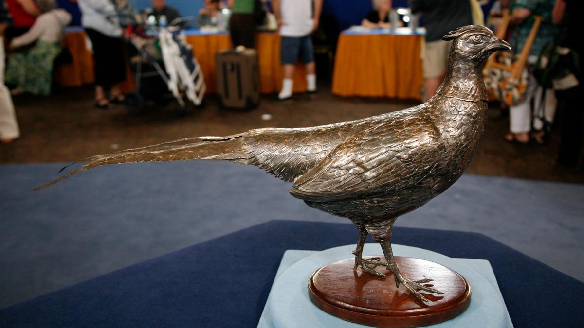 Appraisal Silver Pheasant Table Ornament, ca. 1900 Antiques Roadshow