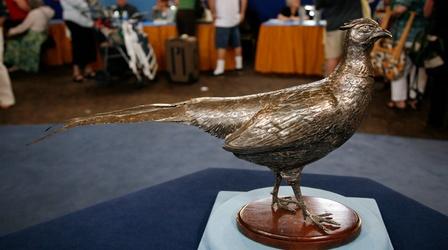 Appraisal: Silver Pheasant Table Ornament, ca. 1900