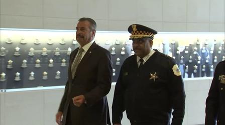 Video thumbnail: Chicago Tonight Interim Top Cop Pick Sounds Alarm Bells for Activists