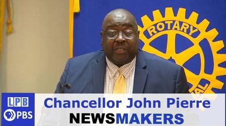 Video thumbnail: Newsmakers Chancellor John Pierre | Southern Law Center | 03/23/2022