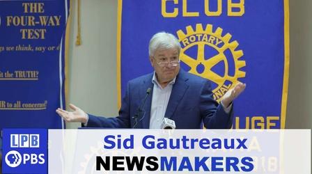 Video thumbnail: Newsmakers Sid Gautreaux | State of EBR Sheriff's Office | 06/01/2022