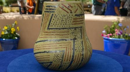 Appraisal: Jean Dunand Enameled Copper Vase, ca. 1920