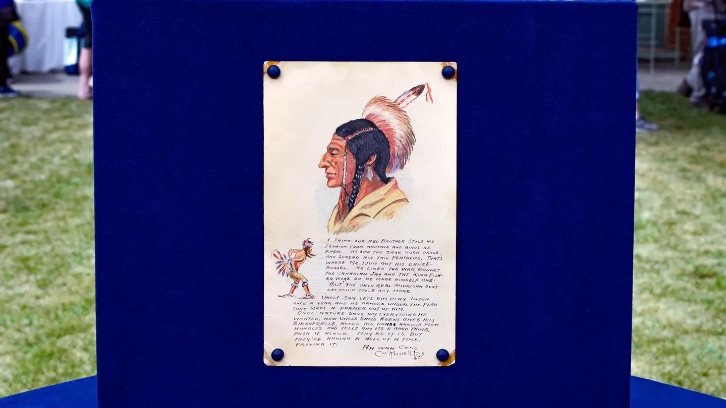 Appraisal: Charles Marion Russell Mixed Media, ca. 1915