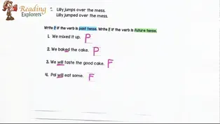 1-333: Identifying Past & Present Tense Verbs