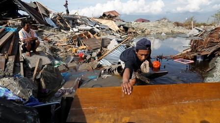 Video thumbnail: PBS NewsHour News Wrap: Indonesia earthquake rescue crews wrap up search
