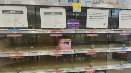 Video thumbnail: NJ Spotlight News Shortage of baby formula is hitting food pantries