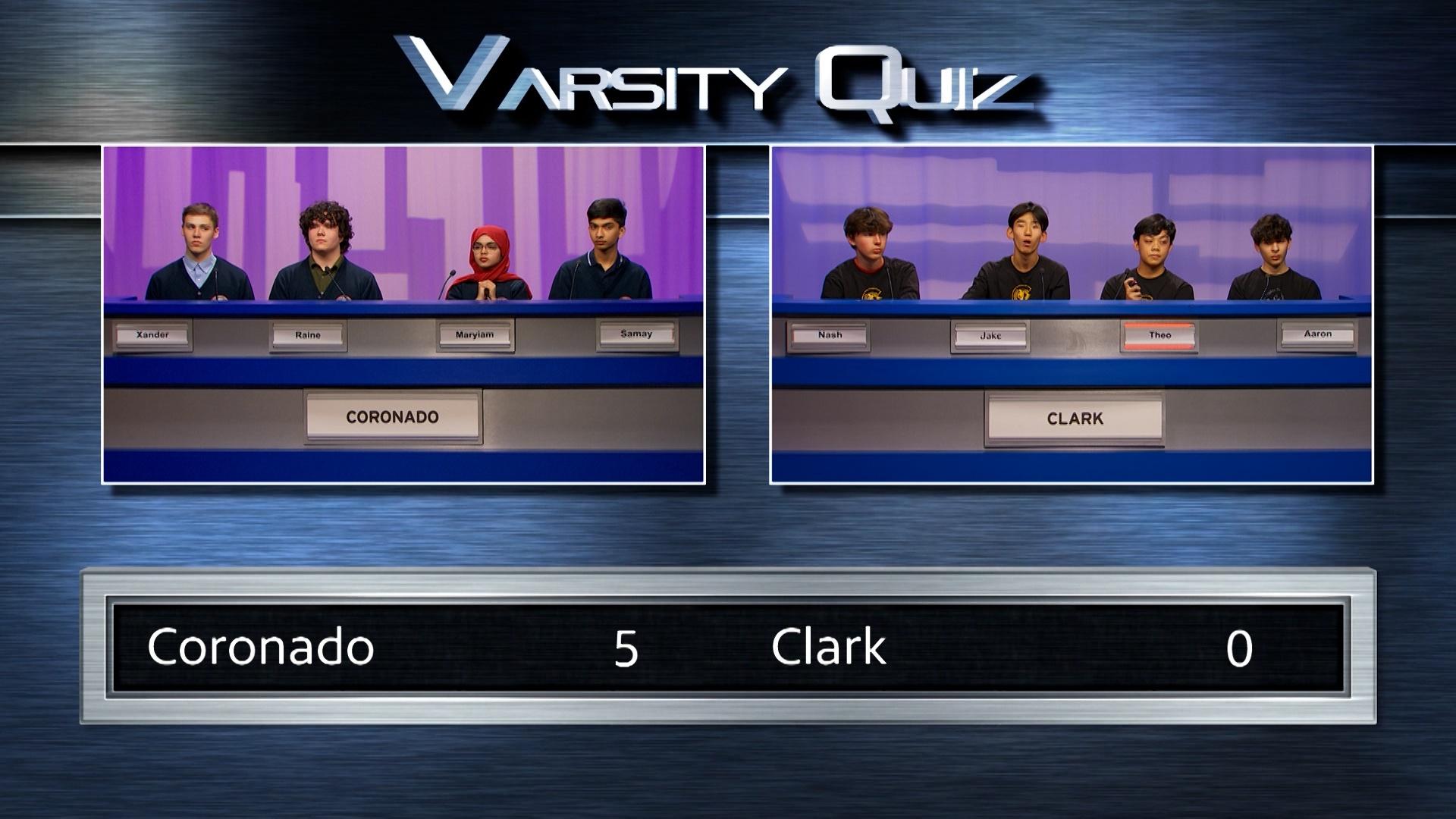 This is an academic quiz show for Las Vegas high schools featuring the best and brightest students.