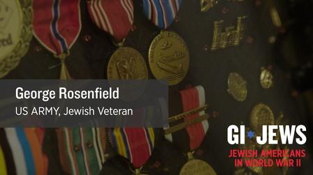 Video thumbnail: WUCF Veteran's Stories GI Jews: George Rosenfield's Climb to Glory