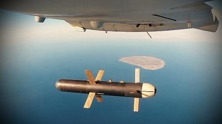 Video thumbnail: PBS NewsHour News Wrap: U.S. warship shoots down Iranian drone
