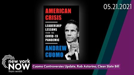 Video thumbnail: New York NOW Cuomo Controversies Update, Rob Astorino, Clean Slate Bill