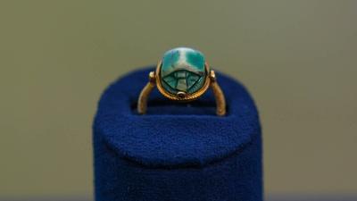 Appraisal: Egyptian 18th Dynasty Scarab Ring, ca.1450 BCE