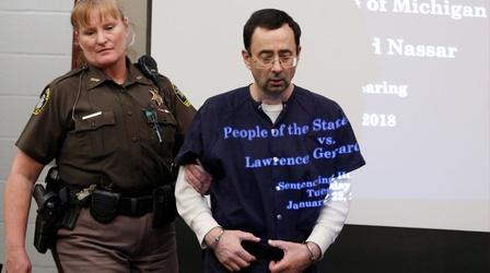 Video thumbnail: PBS NewsHour Investigators turn to Michigan State after Nassar’s sentence