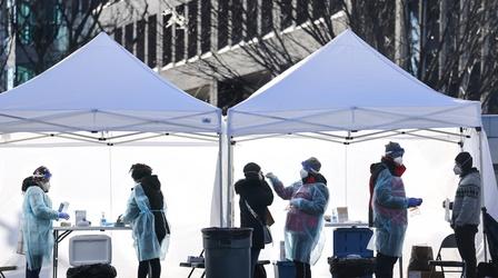 Video thumbnail: PBS NewsHour Americans face COVID testing lags ahead of holidays