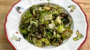 Jacques Pépin Makes Sauteed Brussels Sprouts