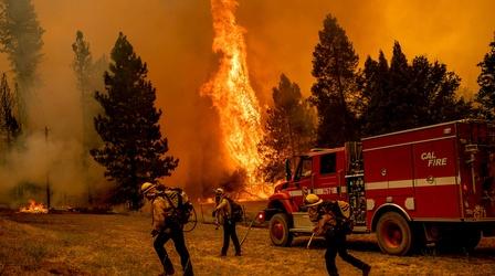 Video thumbnail: PBS NewsHour Massive California wildfire forces thousands to evacuate
