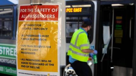 Video thumbnail: PBS NewsHour News Wrap: CDC strengthens mask guidance for transportation