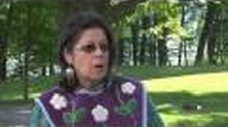 Video thumbnail: Spotlight Mohawk storyteller fights stereotypes about Native Americans