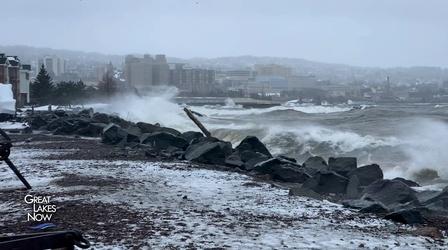 Video thumbnail: Great Lakes Now Storms, Sanctuary and Suckers