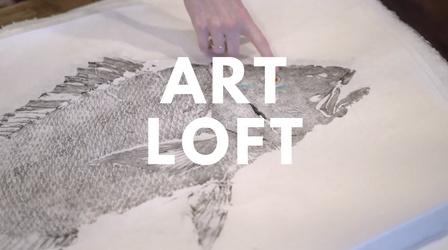 Video thumbnail: Art Loft Lisa Lee Herman and Gyotaku | Art Loft 909 Segment