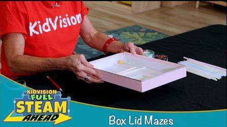 Video thumbnail: KidVision Pre-K Box Lid Mazes with ENGINEERING | Full STEAM Ahead