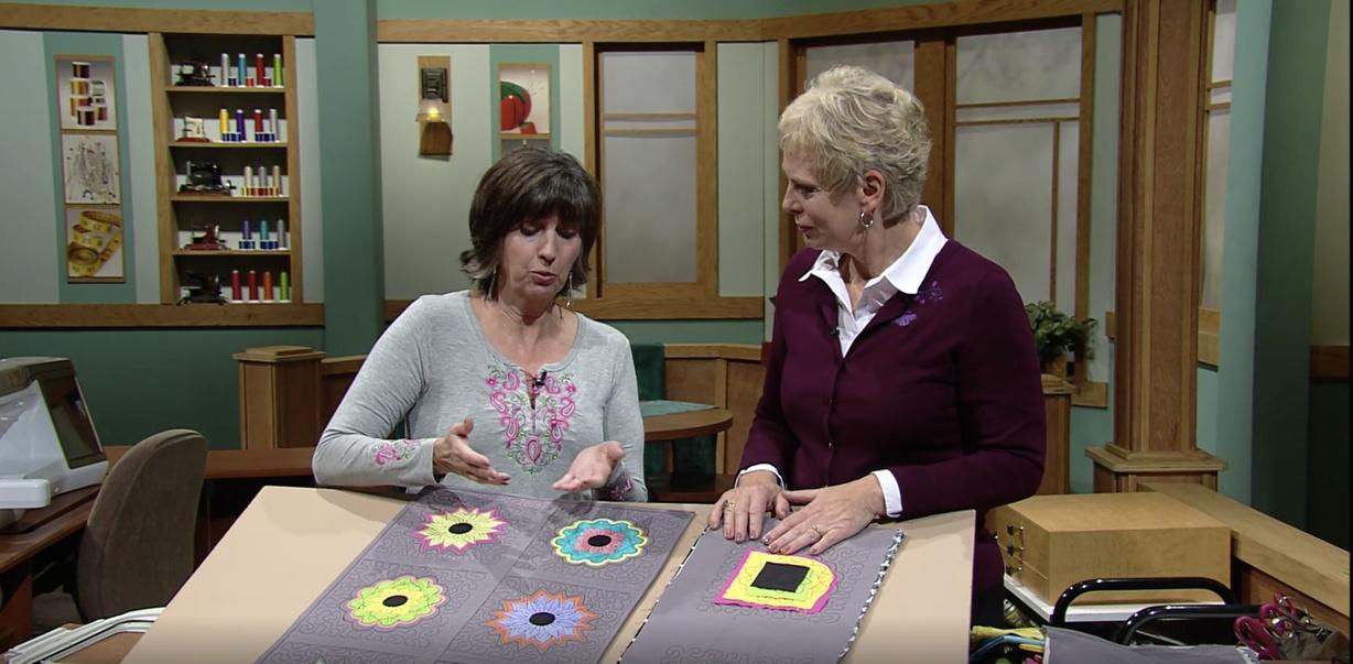 Quilt With an Embroidery Machine in 8 Easy Lessons Part One Watch on