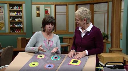 Video thumbnail: The Best of Sewing with Nancy Quilt With an Embroidery Machine in 8 Easy Lessons Part One