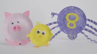 Cómo hacer manualidades de animales con platos de papel
