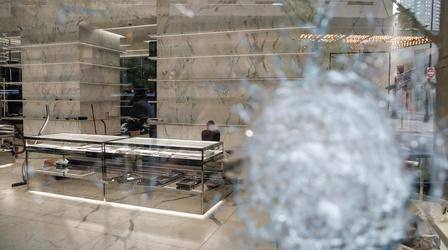 Video thumbnail: PBS NewsHour News Wrap: More than 100 arrested in Chicago looting spree
