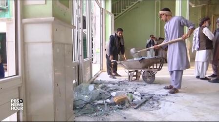 Video thumbnail: PBS NewsHour News Wrap: Suicide attack in Afghanistan kills 47