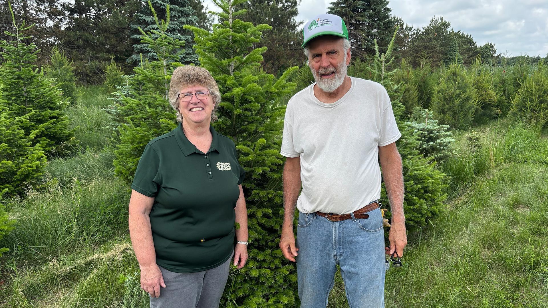 Host Mary Holm travels to Plants Beautiful Nursery near Parkers Prairie to meet owner Lowell Dittber