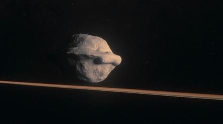 Video thumbnail: NOVA How a Walnut-Shaped Moon Help Shape Saturn’s Rings