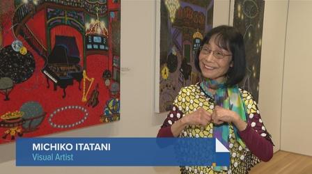 Video thumbnail: Chicago Tonight Painter Michiko Itatani Looks to the Cosmos for Inspiration