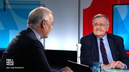 Video thumbnail: PBS NewsHour Shields and Brooks on shutdown resolution, Stone indictment