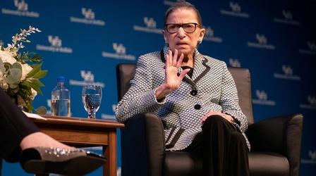 Video thumbnail: PBS NewsHour News Wrap: Justice Ginsburg having chemotherapy for cancer