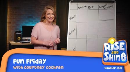 Video thumbnail: Rise and Shine Fun Friday Courtney Cochran
