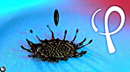 Video thumbnail: Physics Girl SLOW MOTION SCIENCE! Ferrofluid dropping on magnet