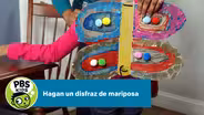 Hagan un disfraz de mariposa