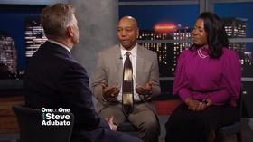 Video thumbnail: One-on-One Michellene Davis & Rev. Phillip Gilmore; Hilary O.Shelton