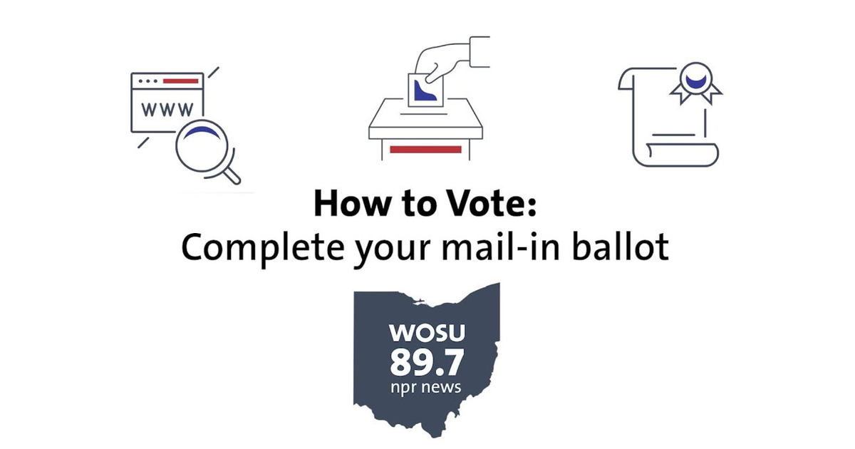 WOSU Specials How To Complete Your MailIn Ballot Ohio How To Vote