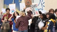 JCPS Students Walk Out to Protest ICE