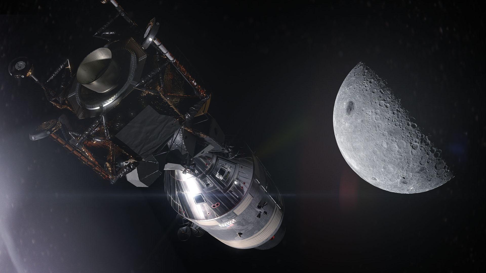 Loi and moon craters 8 days to the moon and back thirteen new