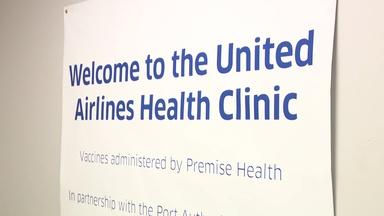 United opens vaccination site for Newark airport workers