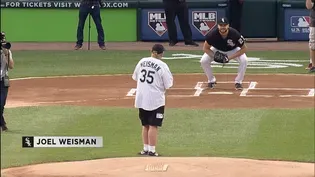 Joel Weisman Throws Out 1st Pitch at White Sox Game