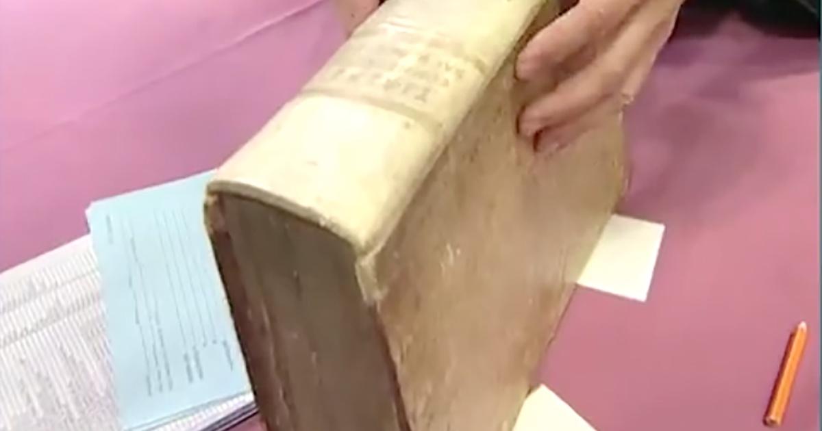 Antiques Roadshow Appraisal 1704 Bible Season 22 Episode 25 PBS