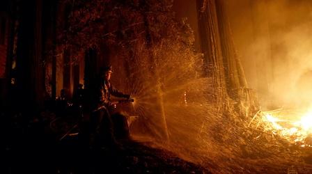 Video thumbnail: PBS NewsHour News Wrap: California firefighters battling multiple blazes