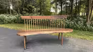 Live Edge Windsor Inspired Bench