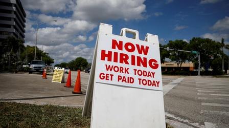 Video thumbnail: PBS NewsHour Robust hiring raises prospects for more interest rate hikes