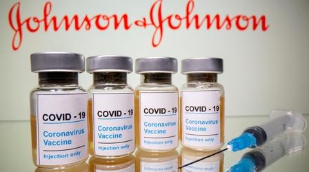 Video thumbnail: PBS NewsHour News Wrap: CDC lifts pause on the Johnson & Johnson vaccine