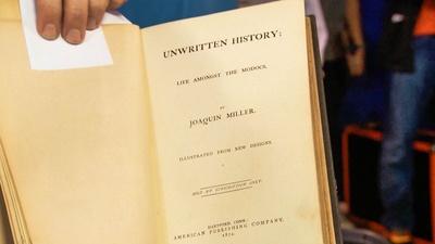 Appraisal: 1886 Leland Stanford-signed Joaquin Miller Book